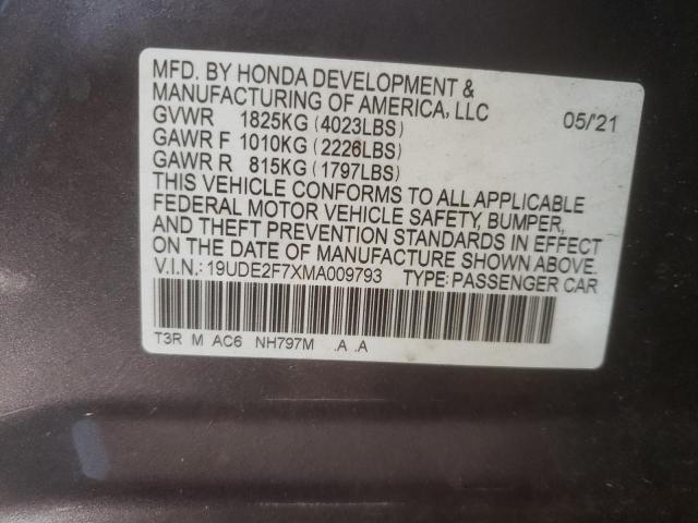 19UDE2F7XMA009793 Acura Ilx Premium