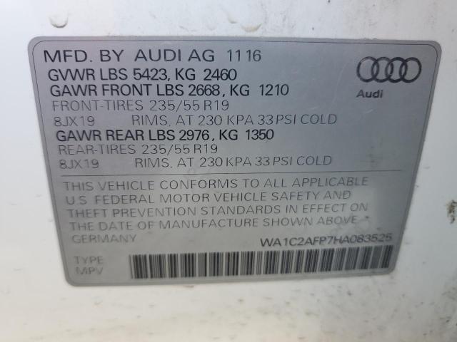 WA1C2AFP7HA083525 Audi Q5 PREMIUM