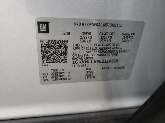 1GKKNLLS9LZ110316 GMC Acadia At4