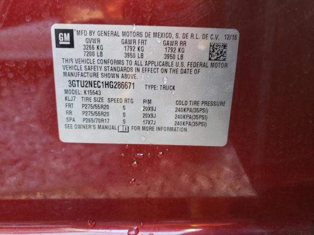 3GTU2NEC1HG286671 GMC Sierra K1500 Slt