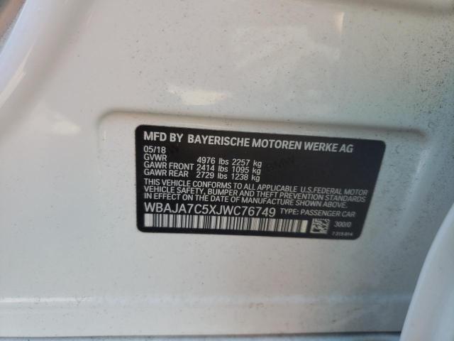 WBAJA7C5XJWC76749 BMW 530 XI