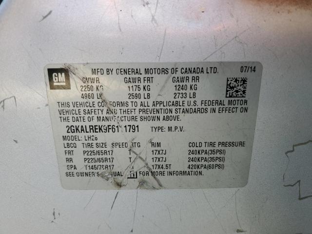 2GKALREK9F6111791 GMC Terrain Sle