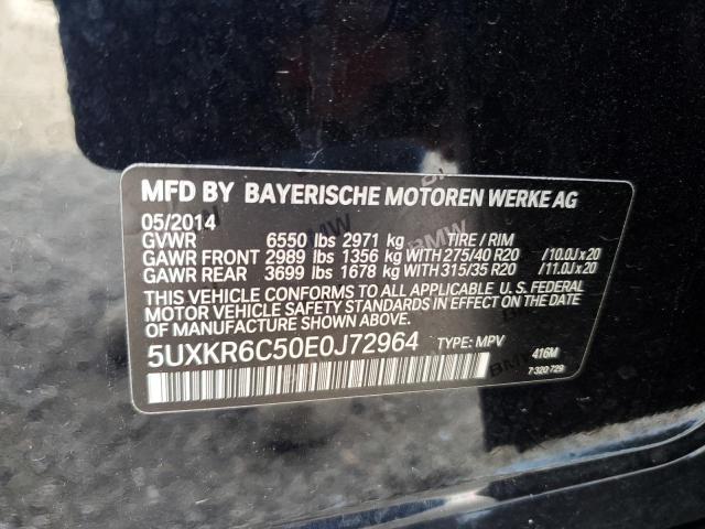 5UXKR6C50E0J72964 BMW X5 Xdrive50i