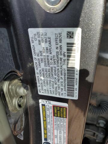 2HKRW2H99HH600101 Honda Cr-v Touring