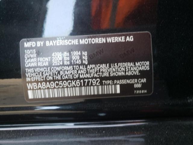 WBA8A9C59GK617792 BMW 320 I