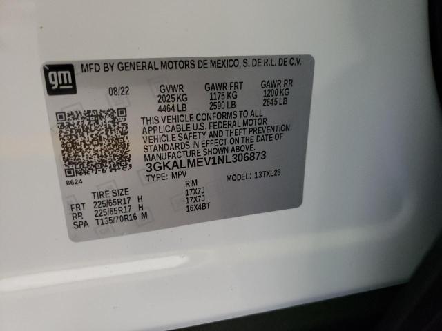 3GKALMEV1NL306873 GMC Terrain Sle
