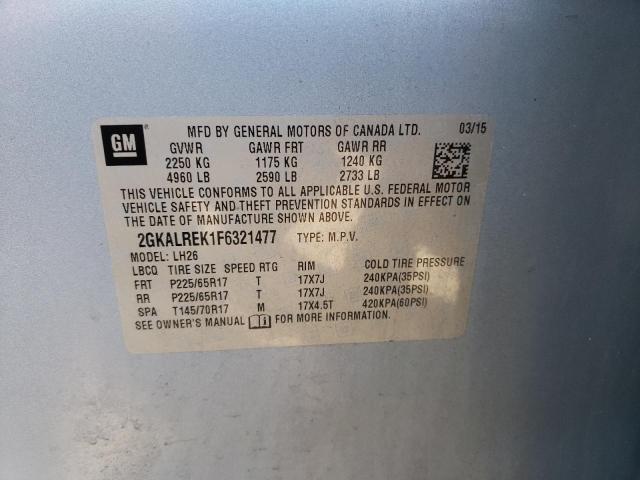 2GKALREK1F6321477 GMC Terrain Sle