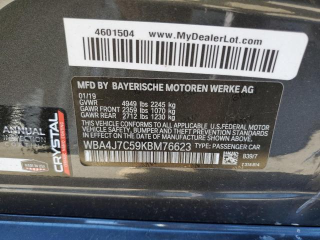 WBA4J7C59KBM76623 BMW 440xi Gran Coupe
