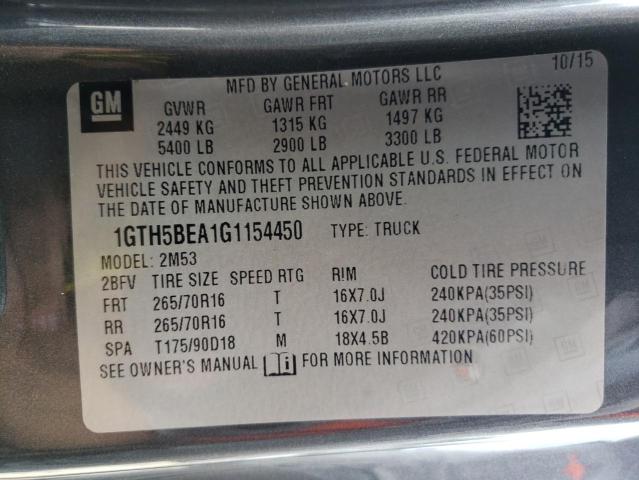 1GTH5BEA1G1154450 GMC Canyon