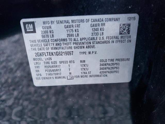 2GKFLTEK1G6219097 GMC Terrain Sle