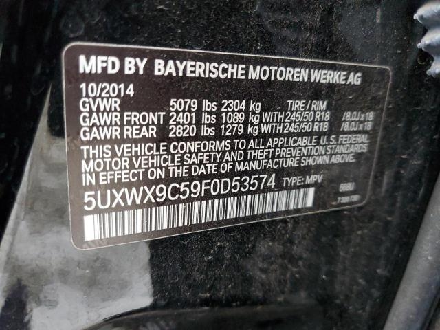 5UXWX9C59F0D53574 BMW X3 Xdrive28i