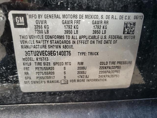 3GTU2VEC9EG140076 GMC Sierra K1500 Slt