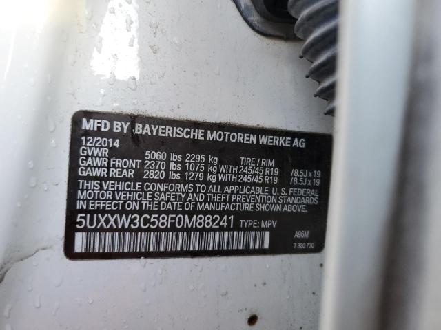 5UXXW3C58F0M88241 BMW X4 Xdrive28i