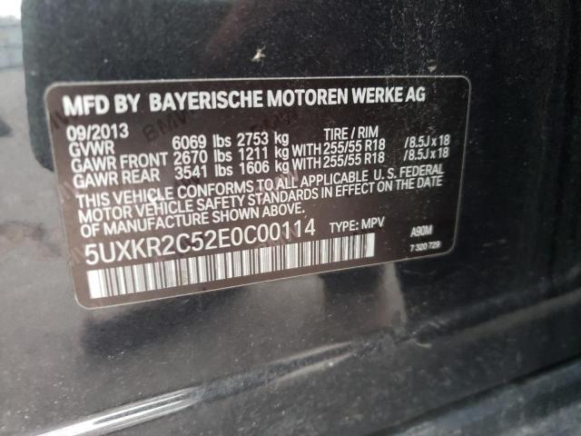 5UXKR2C52E0C00114 BMW X5 Sdrive35i