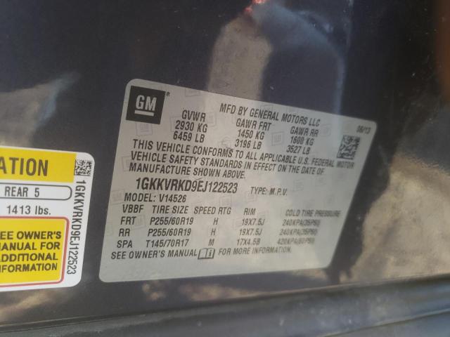 1GKKVRKD9EJ122523 GMC Acadia Slt-1
