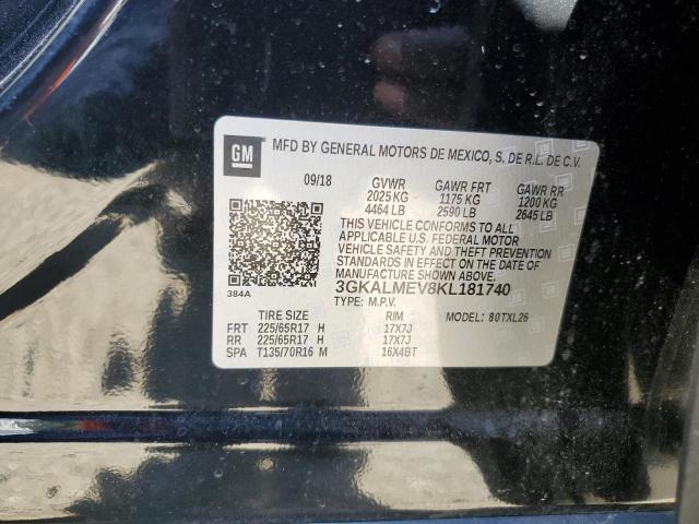 3GKALMEV8KL181740 GMC Terrain Sle