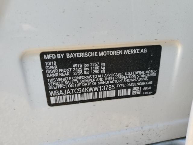 WBAJA7C54KWW13785 BMW 530 XI