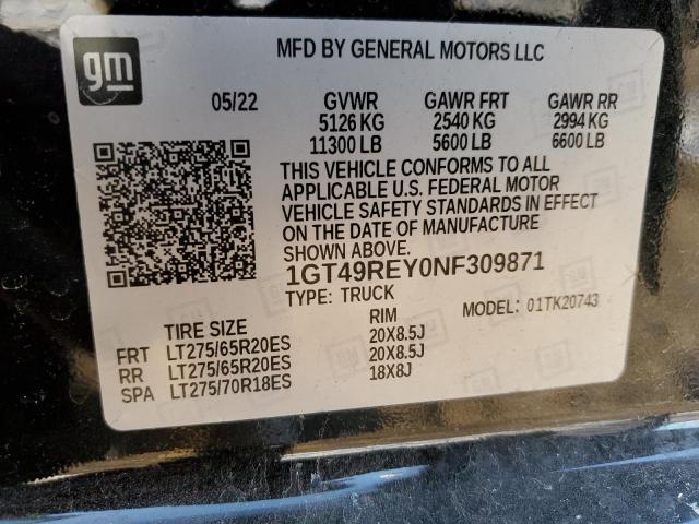 1GT49REY0NF309871 GMC Sierra K2500 Denali