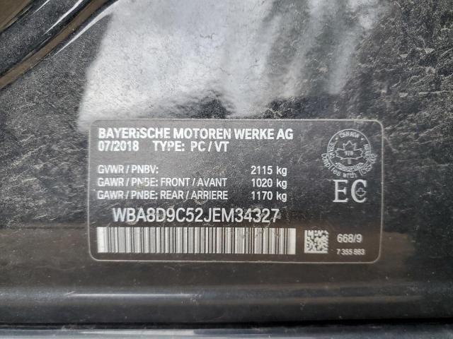 WBA8D9C52JEM34327 BMW 330 XI