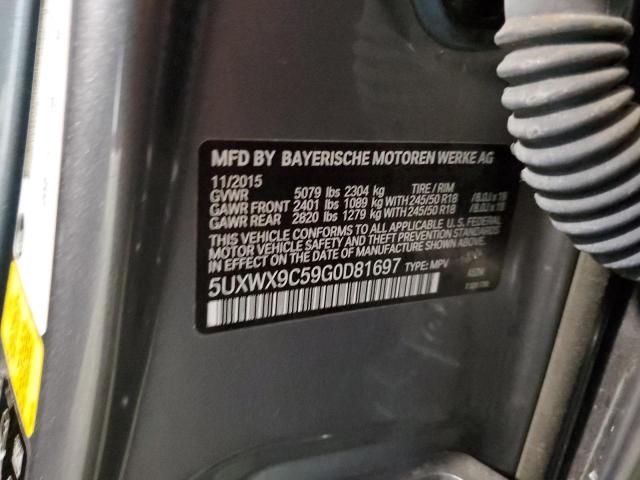 5UXWX9C59G0D81697 BMW X3 Xdrive28i