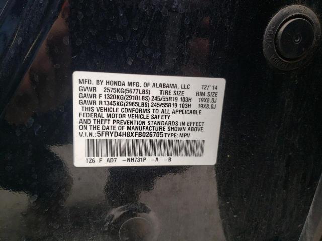 5FRYD4H8XFB026705 Acura Mdx Advance