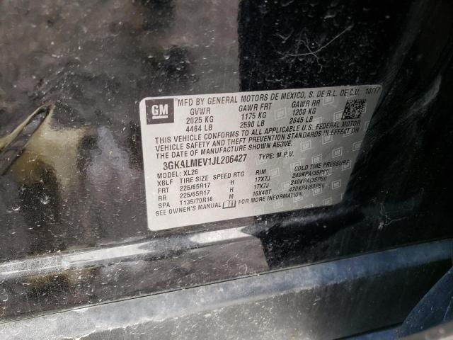 3GKALMEV1JL206427 GMC Terrain Sle