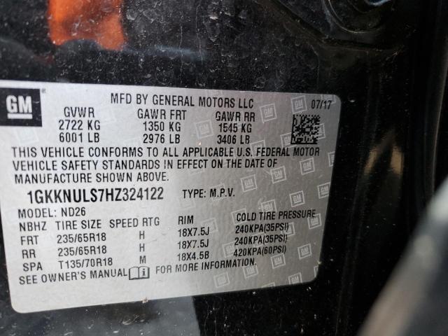 1GKKNULS7HZ324122 GMC Acadia Slt-1