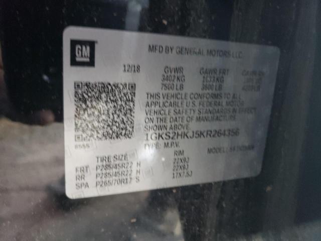 1GKS2HKJ5KR264356 GMC YUKON XL DENALI