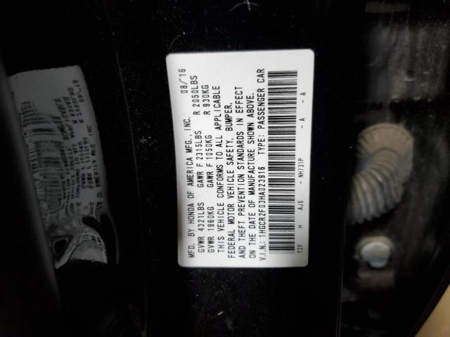 1HGCR2F03HA023916 Honda ACCORD EX