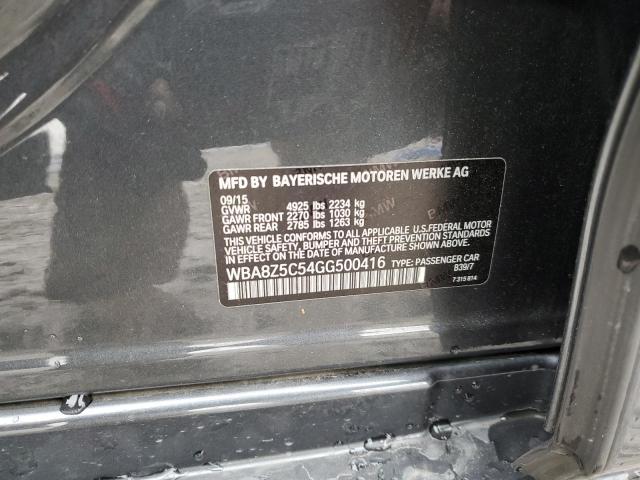WBA8Z5C54GG500416 BMW 328 Xigt Sulev
