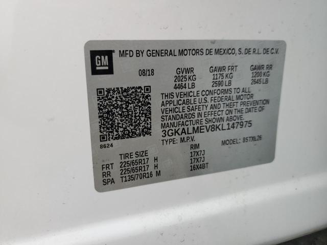 3GKALMEV8KL147975 GMC Terrain Sle
