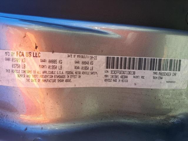 3C3CFFGE3GT136138 Fiat 500 Electric