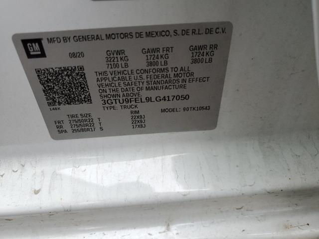 3GTU9FEL9LG417050 GMC Sierra K1500 Denali