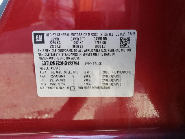 3GTU2NEC3HG123794 GMC Sierra K1500 Slt