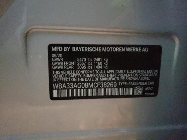 WBA33AG08MCF38269 BMW 530XE
