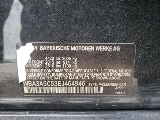 WBA3A5C53EJ464946 BMW 328 I