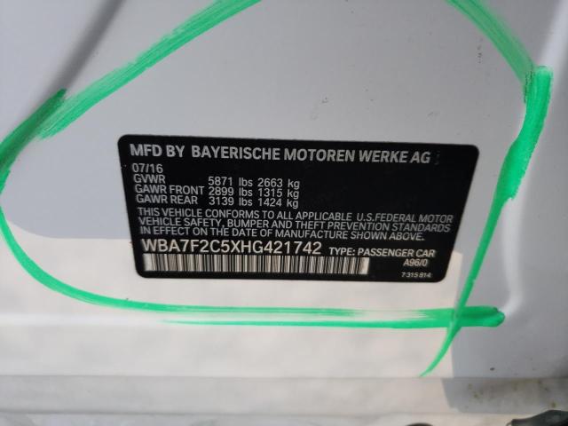 WBA7F2C5XHG421742 BMW 750 Xi