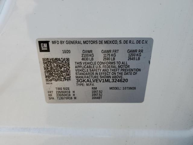 3GKALVEV1ML324620 GMC Terrain Slt