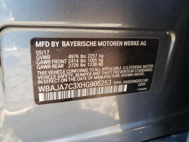 WBAJA7C3XHG906253 BMW 530 XI