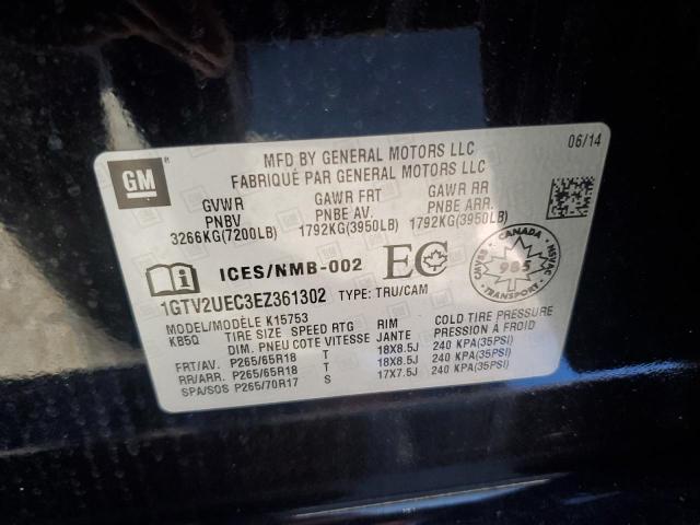 1GTV2UEC3EZ361302 GMC Sierra K1500 Sle