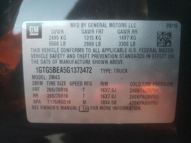 1GTG5BEA5G1373472 GMC Canyon