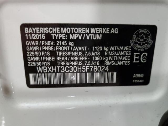 WBXHT3C30H5F78024 BMW X1 Xdrive28i