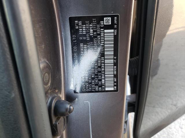 JHMCR6F37HC001839 Honda ACCORD HYBRID
