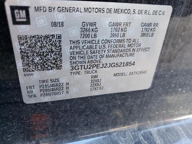 3GTU2PEJ2JG521854 GMC Sierra K1500 Denali