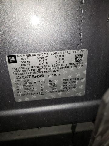 3GKALVEX2JL243428 GMC Terrain Slt