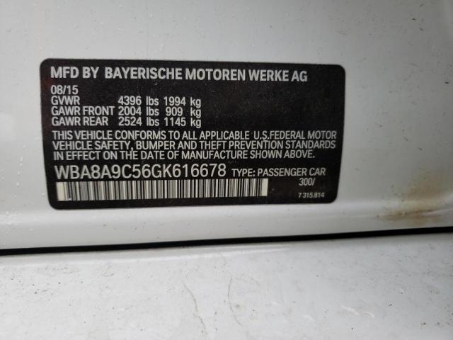 WBA8A9C56GK616678 BMW 320 I