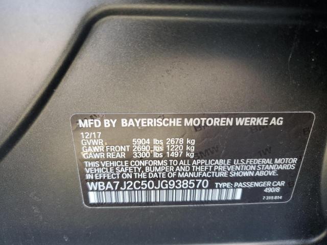 WBA7J2C50JG938570 BMW 740 Xe