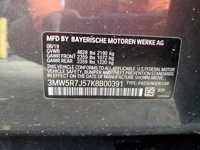 3MW5R7J57K8B00391 BMW 330XI