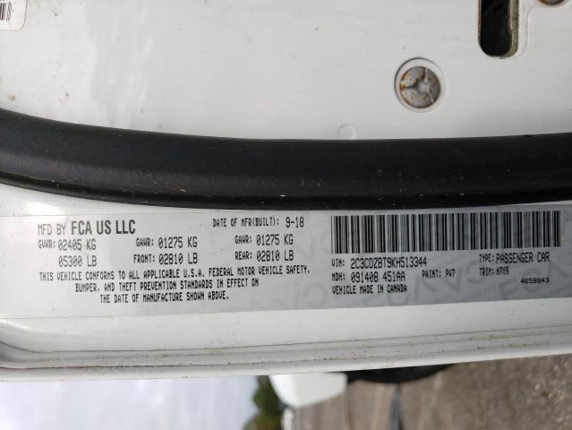 2C3CDZBT9KH513344 Dodge Challenger R/t