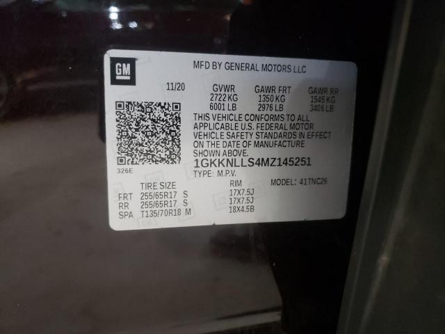 1GKKNLLS4MZ145251 GMC Acadia At4